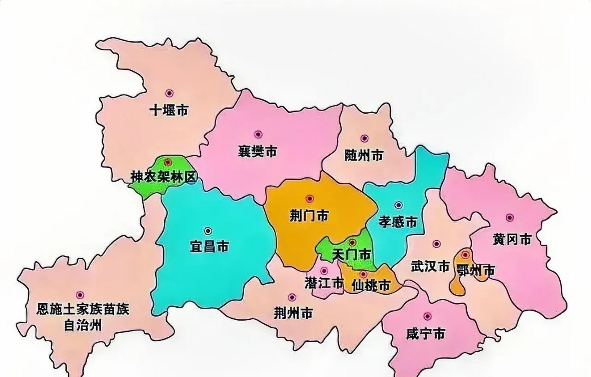 湖北省地图